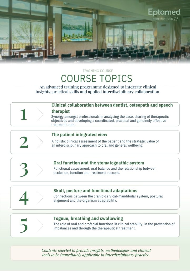 Integrated Equilibriodontics, May 7–8, 2027, Dossobuono